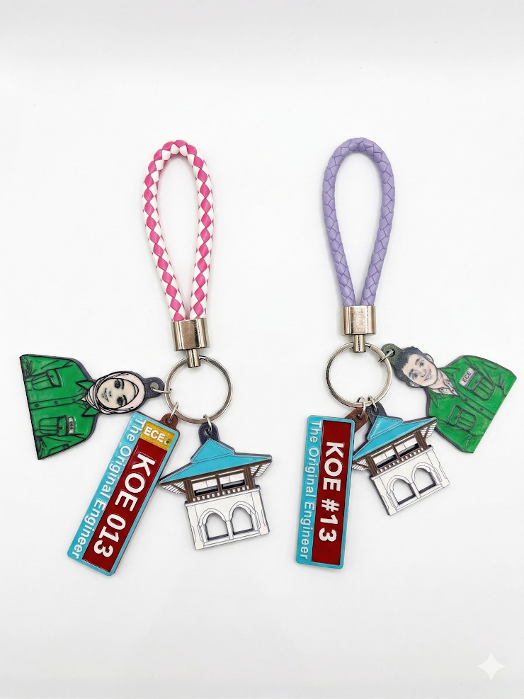 Personalised KOE Alumni Keychain